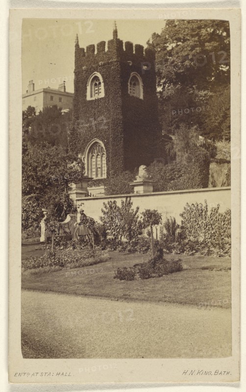 Old Church near Bath - in Prior Park where Fielding wrote Tom Jones; Horatio B. King, American, 1820 - 1889, about 1865