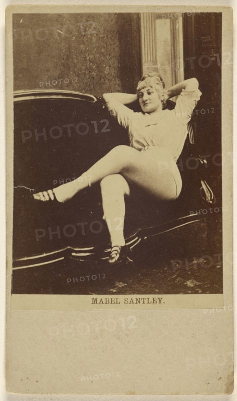 Mabel Santley; 1865 - 1870; Albumen silver print