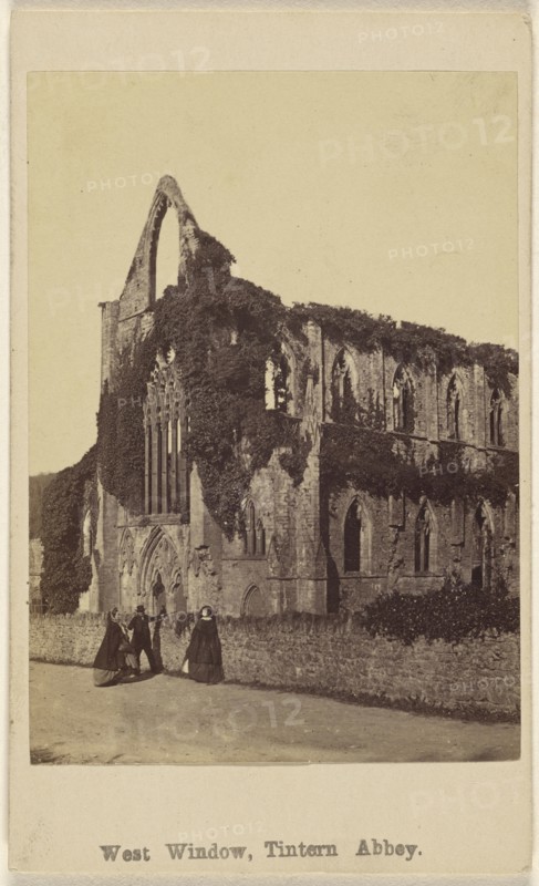 West Window, Tintern Abbey; British; 1865 - 1870; Albumen silver print