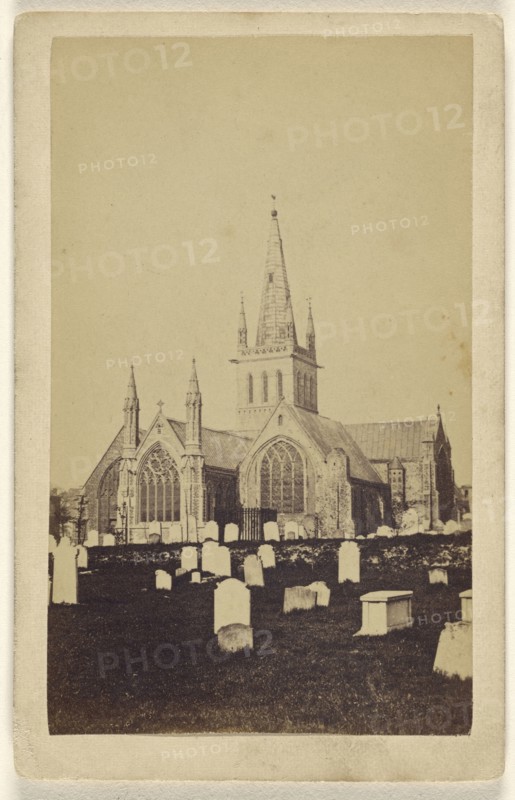 Church at Great Yarmouth, England; John Greaves Nall, British, active Great Yarmouth, England 1860s, 1865 - 1870; Albumen