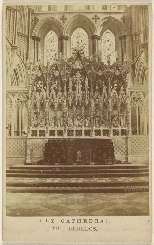 Ely Cathedral. The Revedos; British; 1865 - 1870; Albumen silver print