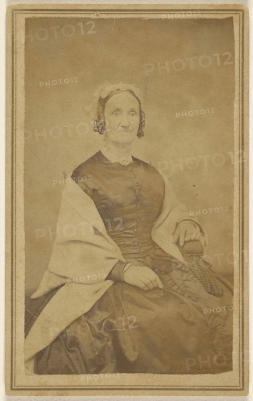 Mrs. Hanners nee - Harvey, sister of Levenms Jr. & Hezekiah Harvey -; about 1865; Albumen silver print