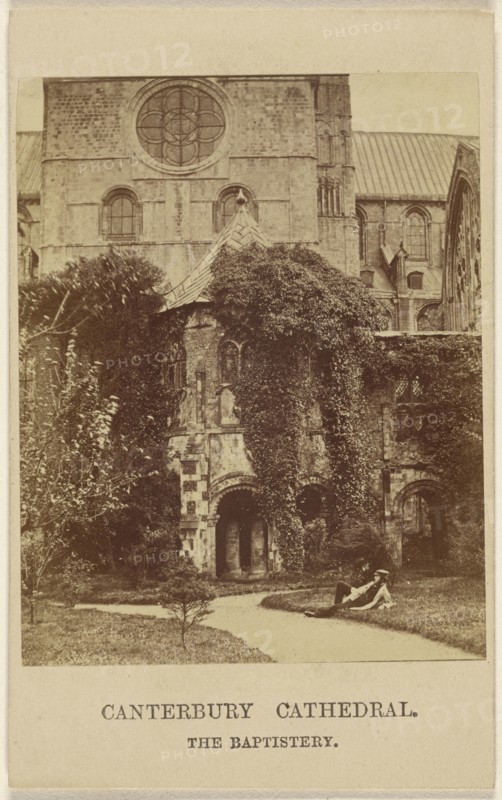 Canterbury Cathedral. The Baptistery; British; 1865 - 1870; Albumen silver print