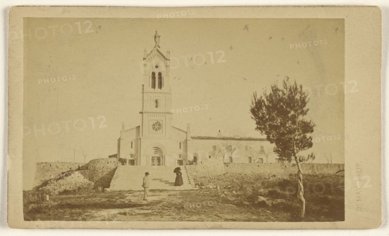 Church at Aix-les-Bains, France; L. Demay, French, active 1860s - 1870s, 1865 - 1870; Albumen silver print