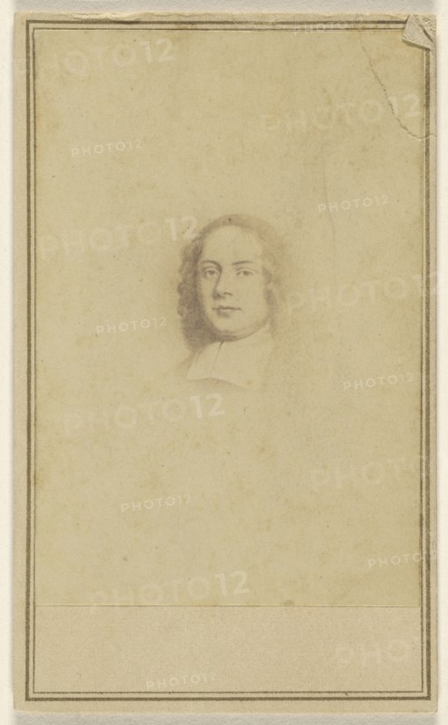 Copy of a painting of an  man; George Gardner Rockwood, American, 1832 - 1911, 1865 - 1870; Albumen silver print