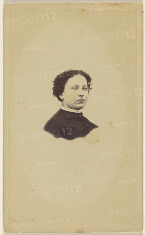 woman, printed in vignette-style; Peter S. Weaver, American, active Hanover, Pennsylvania 1860s - 1910s, 1870 - 1875; Albumen