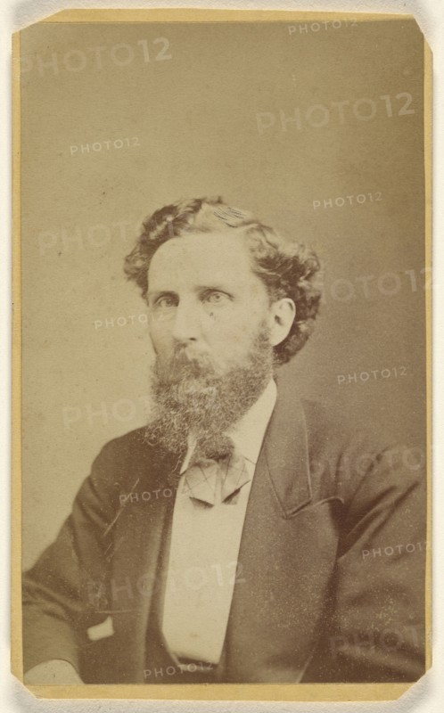 bearded man; McGarvey, American, active Trenton, New Jersey 1860s, 1865 - 1875; Albumen silver print