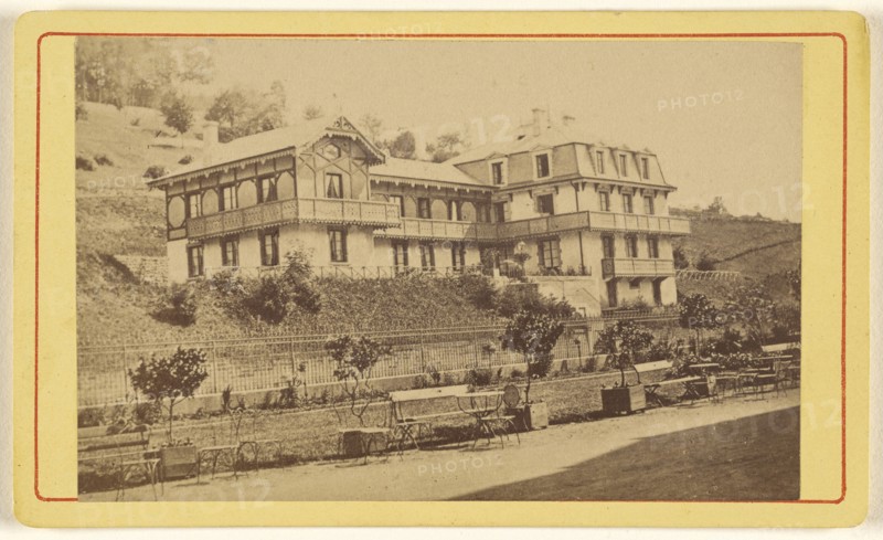 Plombieres Chalet Tivoli; Gehanne, French, active Plombiéres, France 1860s, 1865 - 1870; Albumen silver print