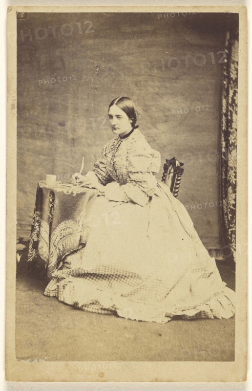 Nelly Campbell. July 1863. Miss C.J. Soddell, ?, E. Goshawk, British, active Harrow, England 1860s - 1870s, July 1863; Albumen