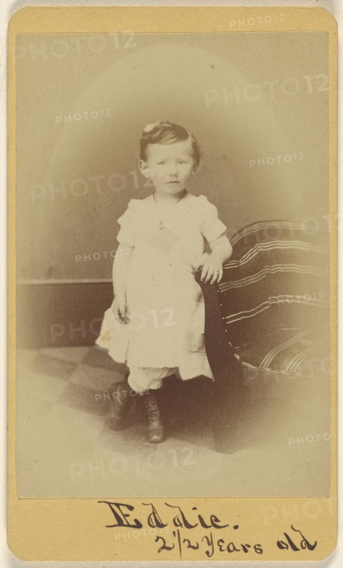 Eddie. 2 1,2 years old; William H. Tipton, American, 1850 - 1929, active Gettysburg, Pennsylvania, 1865 - 1870; Albumen silver