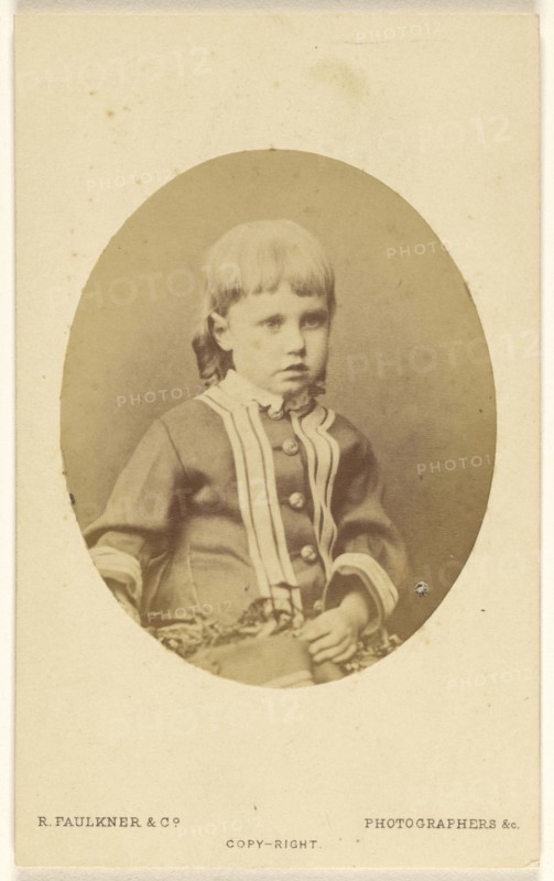 Edith aged 4; Robert Faulkner & Co; 1865-1875; Albumen silver print