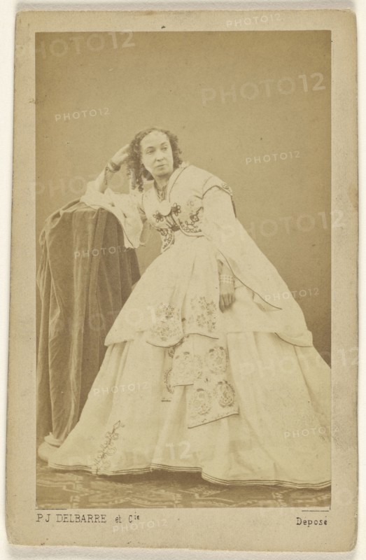 Mme. Blanchard. Op. Com; Delbarre et Cie; 1865 - 1875; Albumen silver print