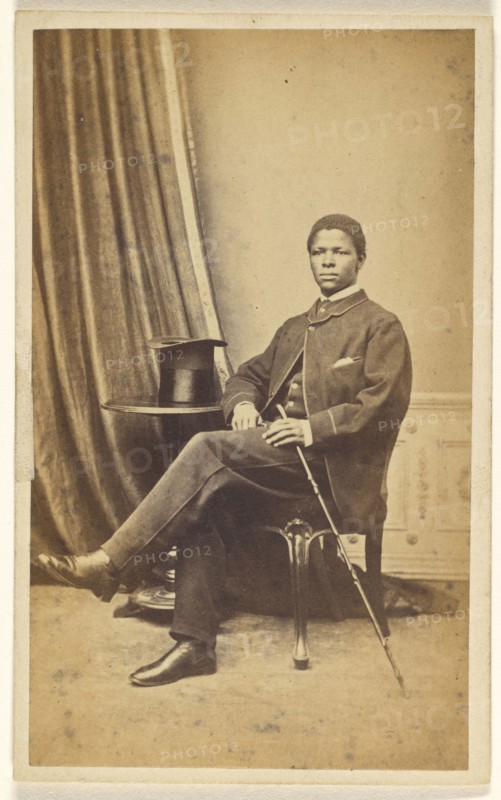 Samuel Moroka; C. Millington Drayson, British, active 1870s, 1865 - 1870; Albumen silver print