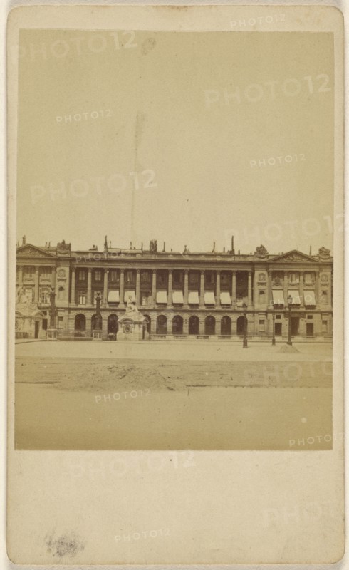 Le Ministere de la Marine; French; 1865 - 1870; Albumen silver print