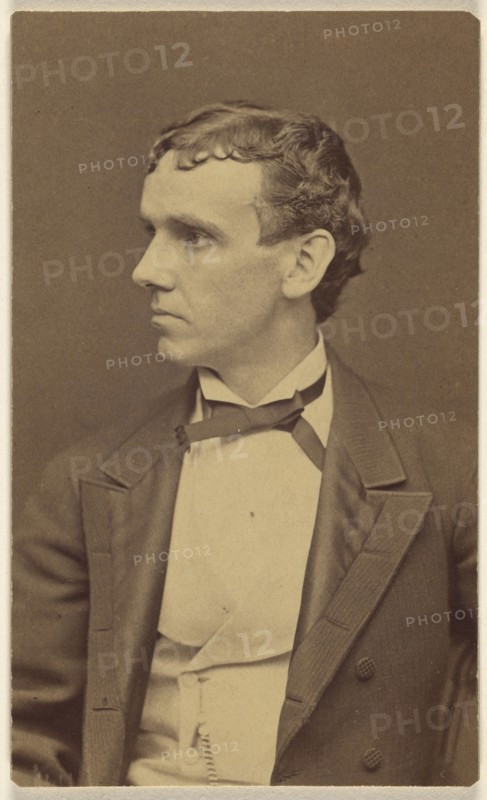 Laurence Barrett. American actor, 1838 - 1891; George Kendall Warren, American, 1834 - 1884, about 1870; Albumen silver print