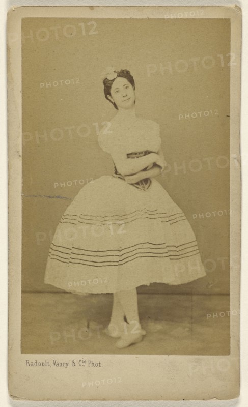 dancer, standing; Radoult & Vaury & Cie; 1862 - 1869; Albumen silver print