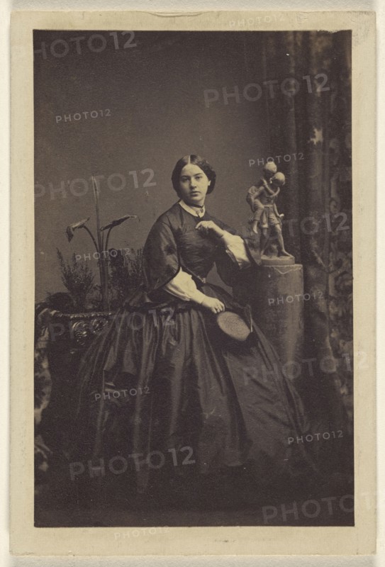 Mrs. Ernest Villiers; Camille Silvy, French, 1834 - 1910, about 1866; Albumen silver print