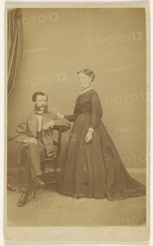 Henry & Corneil Creigton nee Rhorbach. 1865; D. Campbell, Canadian, active 1860s, 1865; Albumen silver print