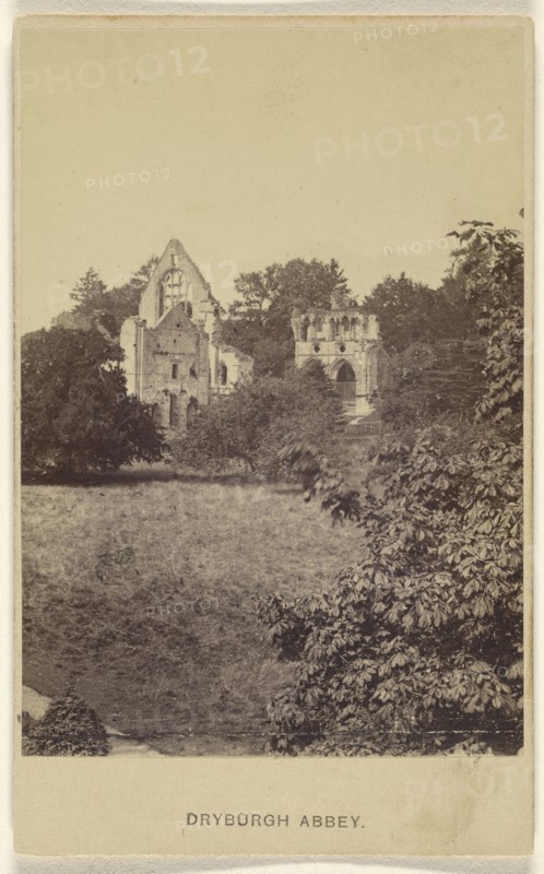 Dryburgh Abbey; John Lennie, Scottish, active Edinburgh, Scotland 1860s - 1900s, September 20, 1865; Albumen silver print