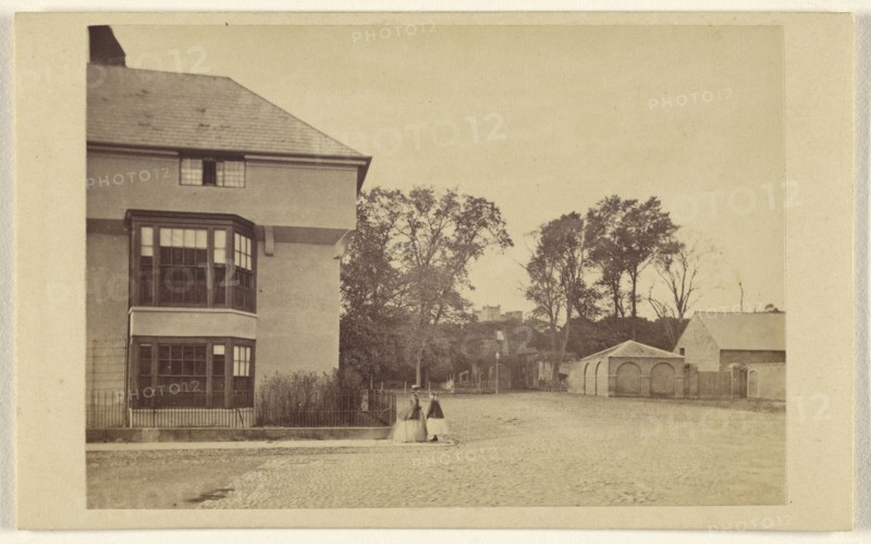View of Ludlow, England; Thomas Jones, British, active 1860s - 1870s, 1865 - 1870; Albumen silver print