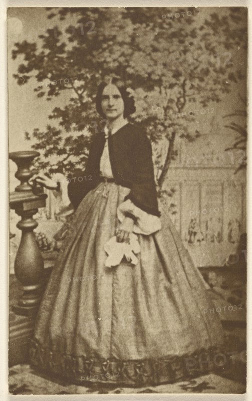 Eliz. Landrine. Mrs. Henry Holt; negative 1865 - 1870; print about 1930; Sepia toned gelatin silver print