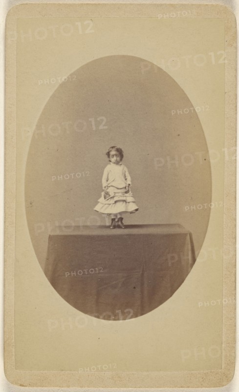 Full-length portrait of Lucia Zarate, Mexican Midget; J. Wood, American, active New York, New York 1870s - 1880s, about 1880