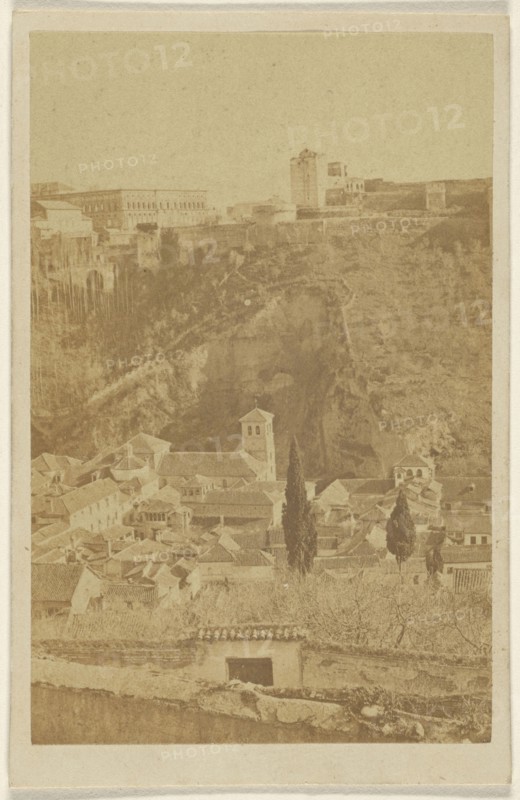 View of the Alhambra, Spain; 1865 - 1870; Albumen silver print
