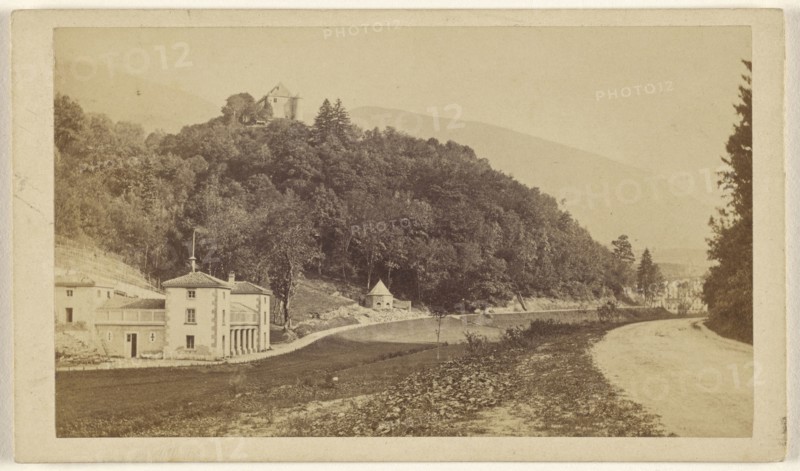 Uriage. Blanchisserie; Davanne & Aléo; 1865 - 1870; Albumen silver print