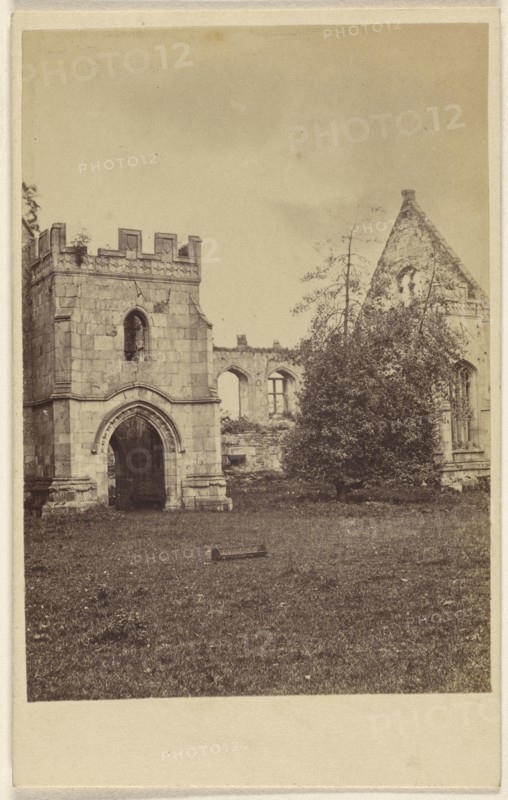 Wingfield Manor Built temp. Henry VI. where Mary Queen of Scots imprisoned 9 years; British; 1865 - 1870; Albumen silver print