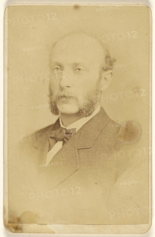 man with moustache and muttonchops; Frederick Gutekunst, American, 1831 - 1917, 1865 - 1875; Albumen silver print