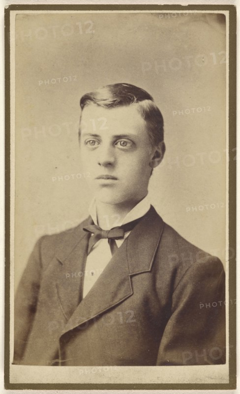 Bust portrait of an  man; Miller & Company; about 1880; Albumen silver print