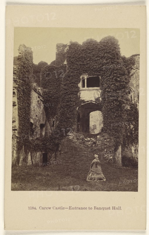 Carew Castle - Entrance to Banquet Hall; Francis Bedford, English, 1815,1816 - 1894, 1864 - 1865; Albumen silver print
