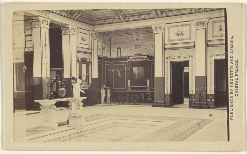 Pompeiian Ct; Negretti & Zambra, British, active 1850 - 1899, negative 1855; print about 1862; Albumen silver print
