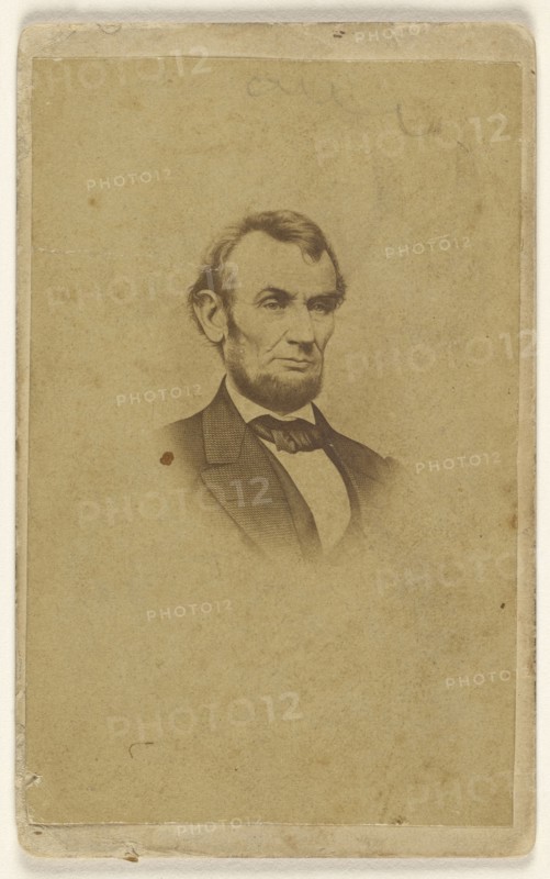 Engraving of Abraham Lincoln after a photograph by Mathew B. Brady; Studio of Mathew B. Brady, American, about 1823 - 1896