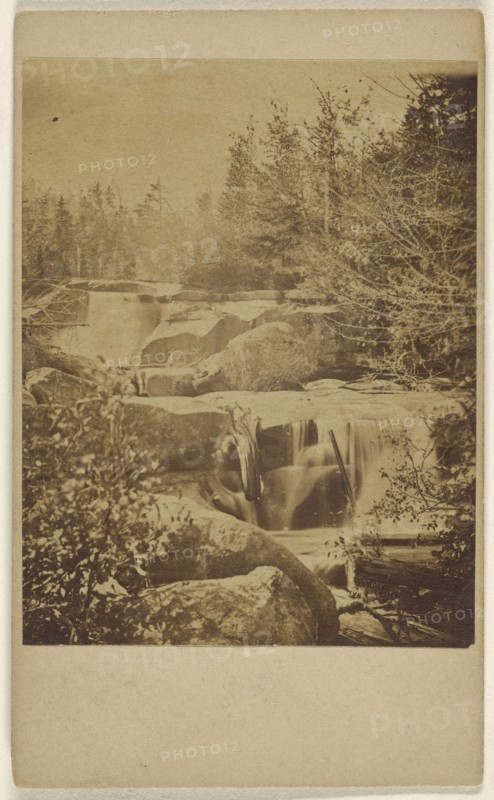 Dianas Baths, North Conway, N.H; American; 1865 - 1870; Albumen silver print