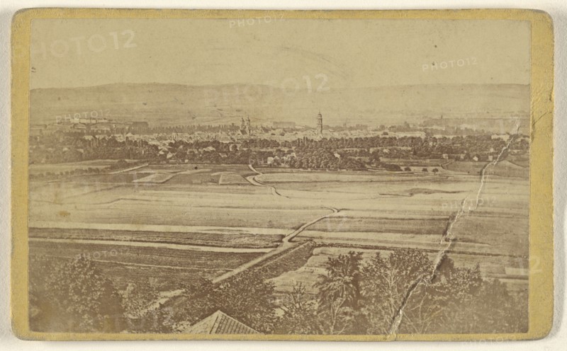 View of Gottingen, Germany; H. Hoyer, German, active Göttingen, Germany 1850s - 1860s, about 1880; Albumen silver print