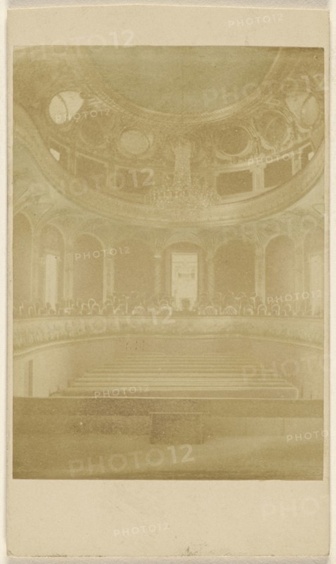 Salle de Spectacle, Fontainebleau; French; 1862 - 1864; Albumen silver print