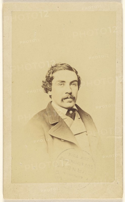 Eugene Durnin. Picture Taken when He Was Recovering from injuries in Civil War; Jeremiah Gurney & Son; 1865 - 1875; Albumen
