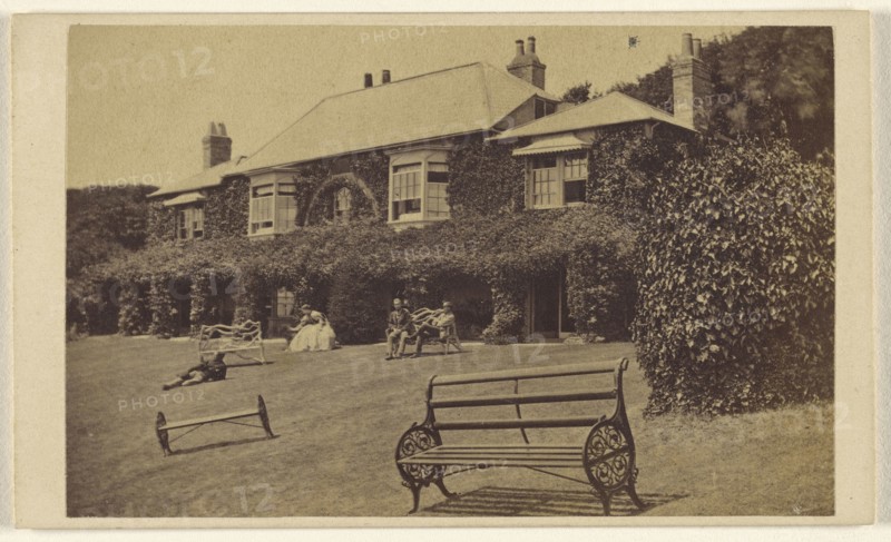 Sandrock Hotel; Frederick Hudson, British, died 1889, active Ventnor, Isle of Wight, England, April 25, 1866; Albumen silver