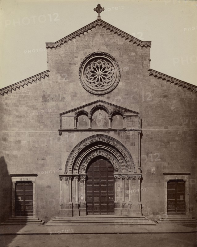 Palermo. S. Francesco; Giorgio Sommer, Italian, born Germany, 1834 - 1914, Palermo, Italy; 1870 - 1890; Albumen silver print