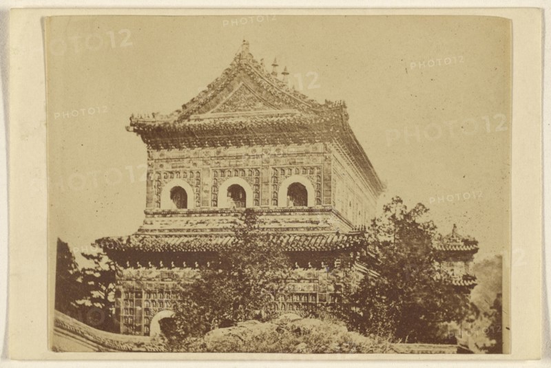 Porcelain Palace Yuen Ming Yuen - Saved by Lord Elgin; Felice Beato, 1832 - 1909, October 1860; Albumen