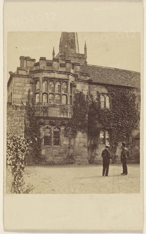 Geoffrey's Window, Monmouth; R. Tudor Williams, British, active Monmouth, England 1870s, 1862 - 1865; Albumen silver print