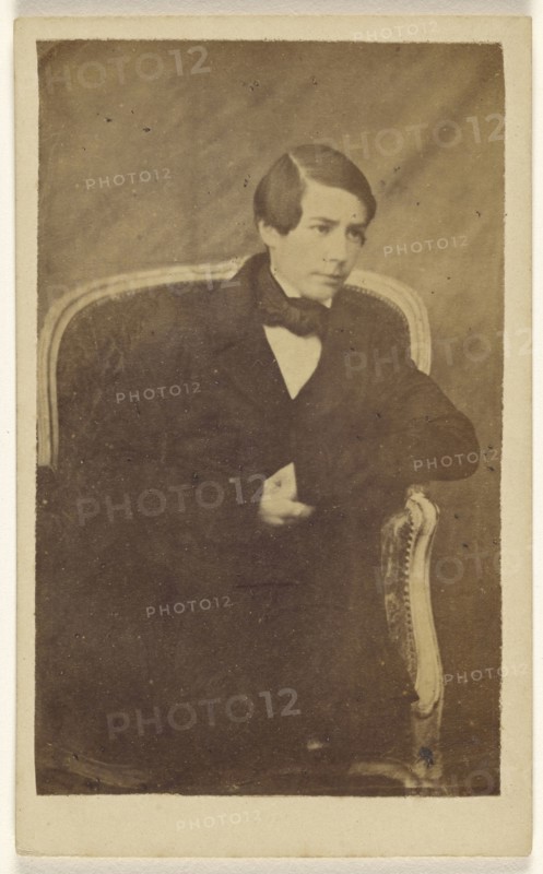 young boy, seated; Bailly & Maurice; 1865 - 1870; Albumen silver print
