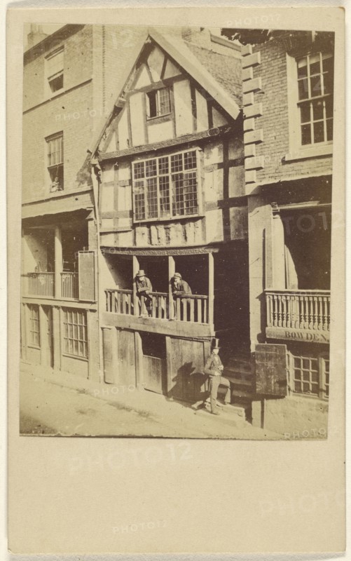 God's Providence House, Chester; Minshull & Hughes; September 8, 1865; Albumen silver print