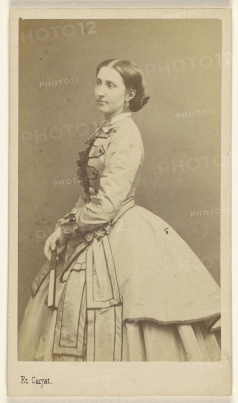 woman, standing; étienne Carjat, French, 1828 - 1906, 1865 - 1870; Albumen silver print