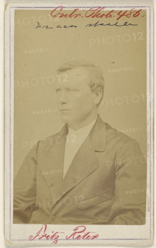 Fritz Reter; Attributed to William H. Bell, American, 1830 - 1910, 1862 - 1870; Albumen silver print