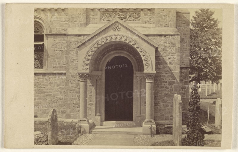 Entrance to the Royal Pew Whippingham Church; Brown & Wheeler; 1864 - 1866; Albumen silver print