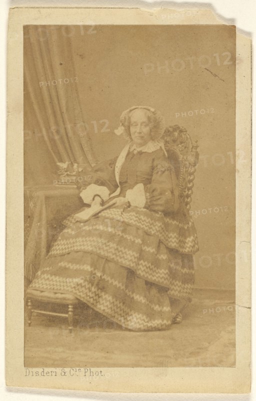 Duchesse de Montmorency; Disdéri & Cie; about 1858; Salted paper print