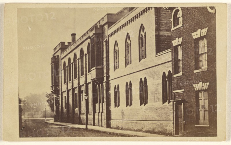Rugby School; J. Edmunds, British, active Rugby, England 1860s, 1865; Albumen silver print