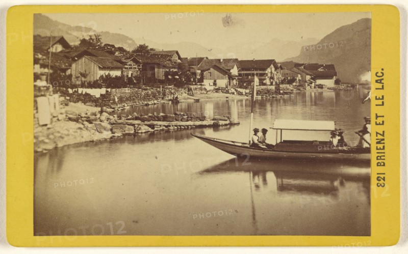 Brienz et Le Lac; A. Gabler, Swiss, active 1860s - 1890s, 1865-1870; Albumen silver print